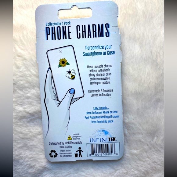 Infinitek Collectible Peel and Stick Metal Cell Phone Charms - Picture 5 of 5